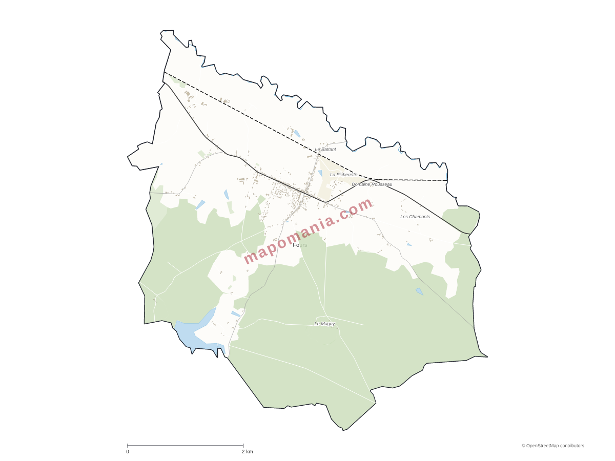 Carte de Fours à personnaliser