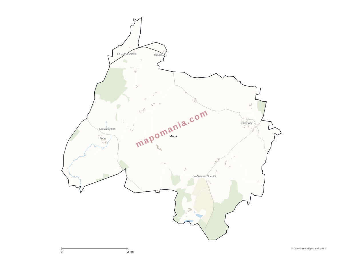 Carte de Maux à personnaliser
