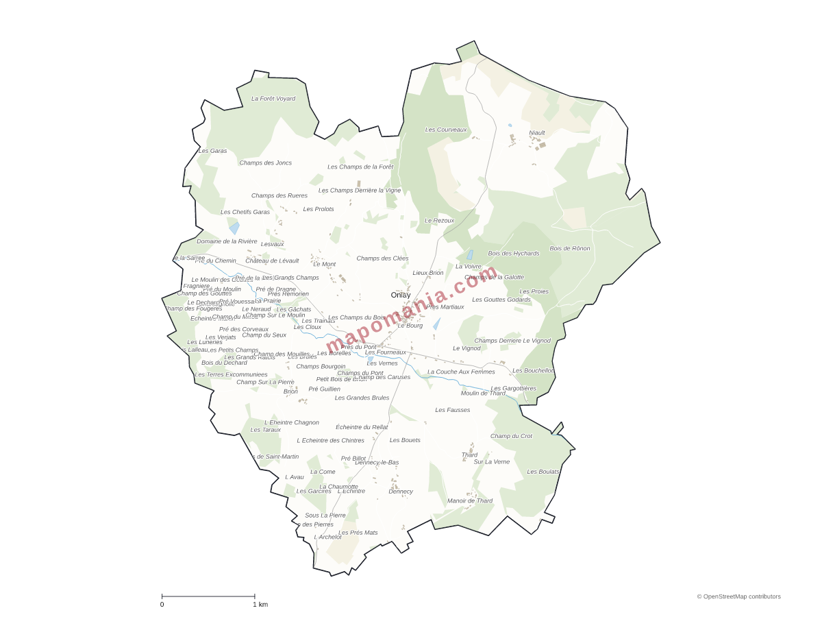 Carte de Onlay à personnaliser