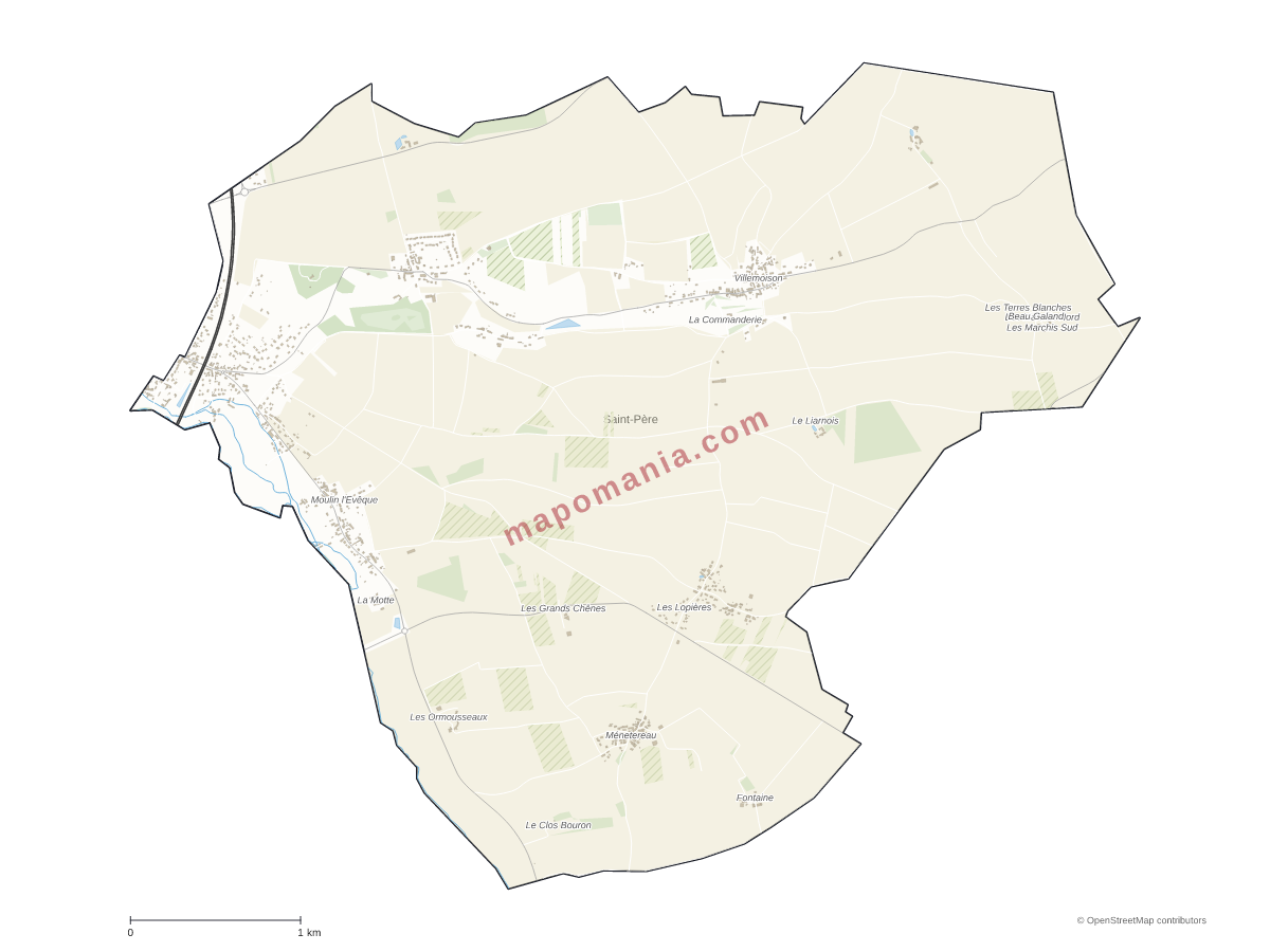 Carte de Saint-Père à personnaliser