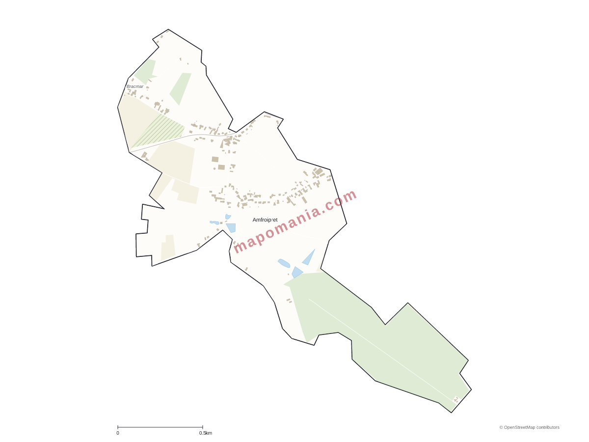 Carte de L'Orée de Mormal à personnaliser