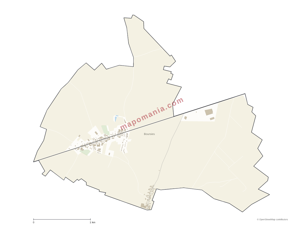 Carte de Boursies à personnaliser