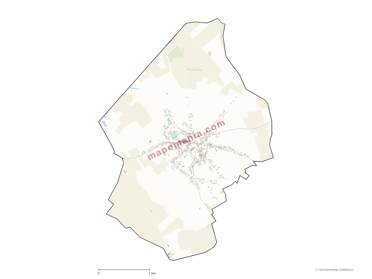 Carte de Bousies à personnaliser