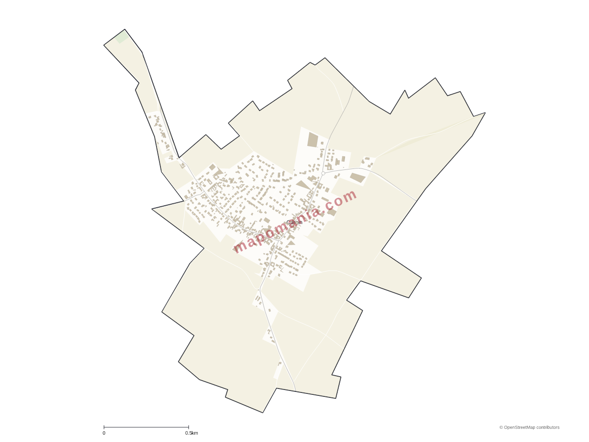Carte de Carnin à personnaliser