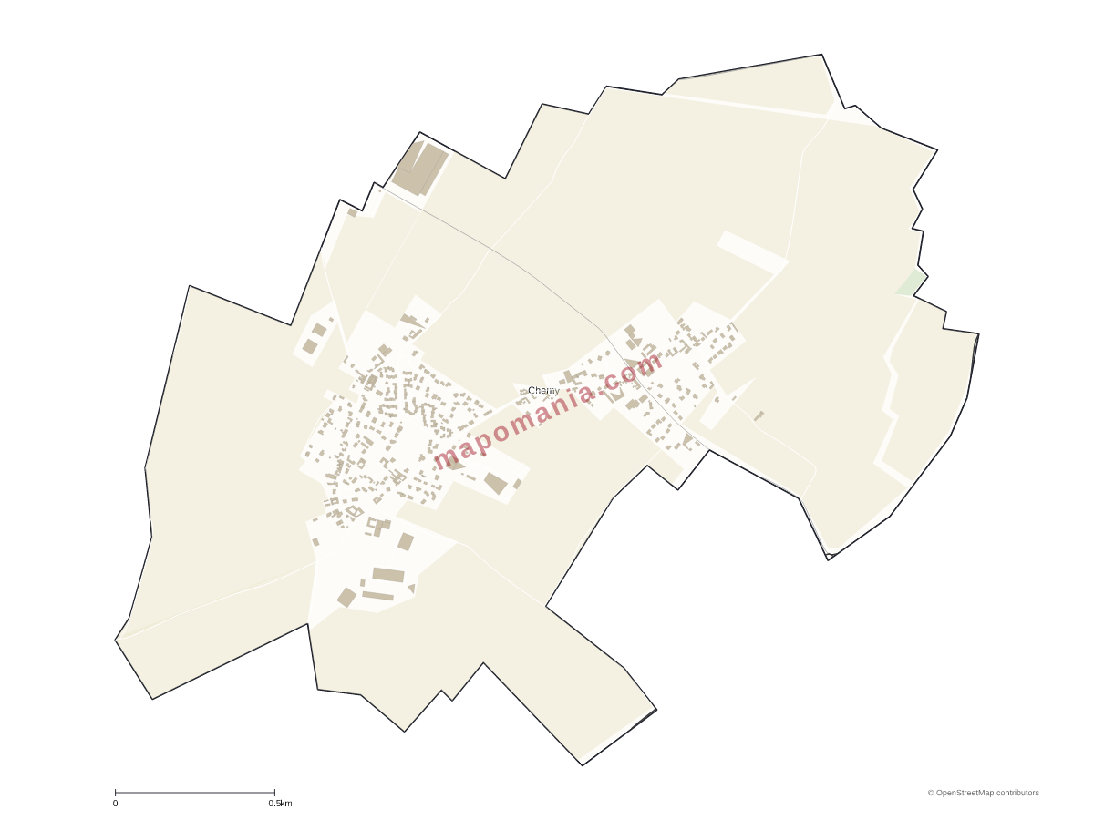 Carte de Chemy à personnaliser