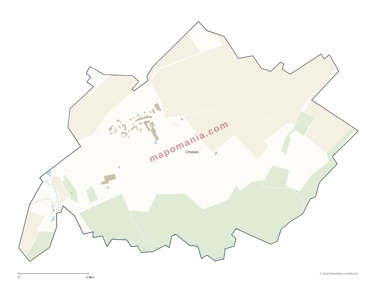 Carte de Choisies à personnaliser
