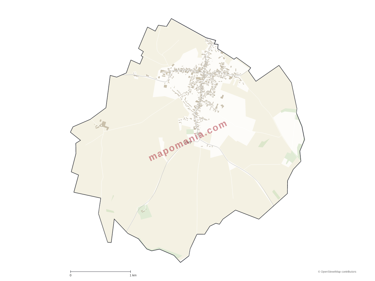 Carte de Clary à personnaliser