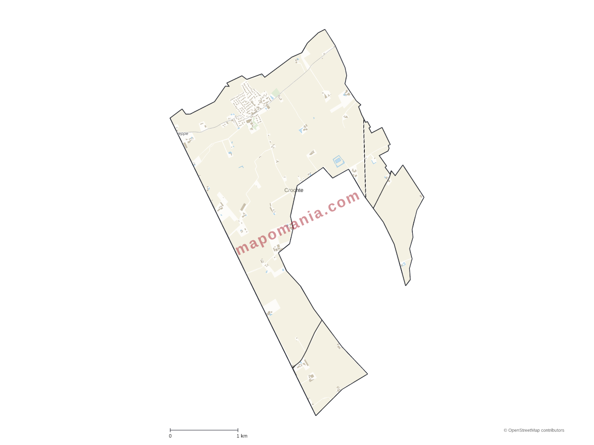 Carte de Crochte à personnaliser