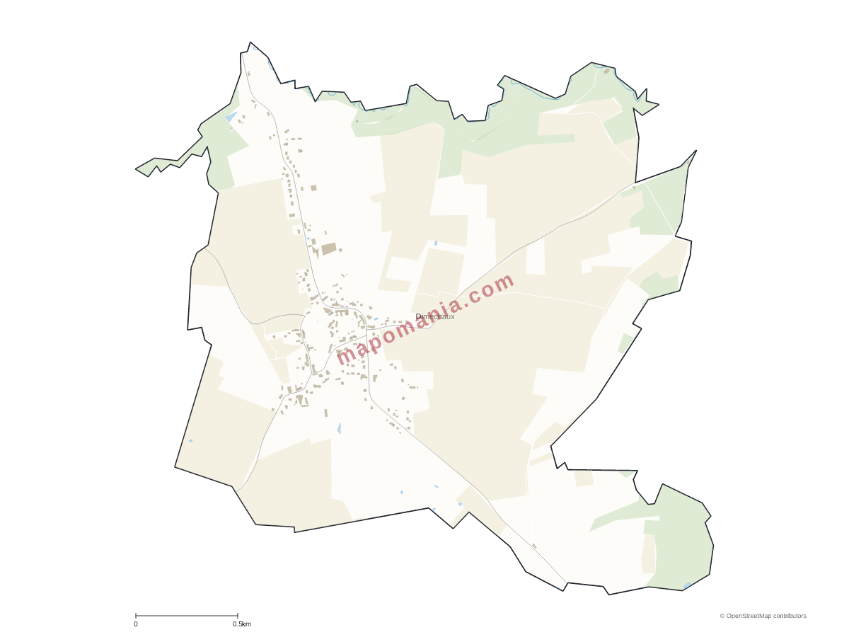 Carte de Dimechaux à personnaliser