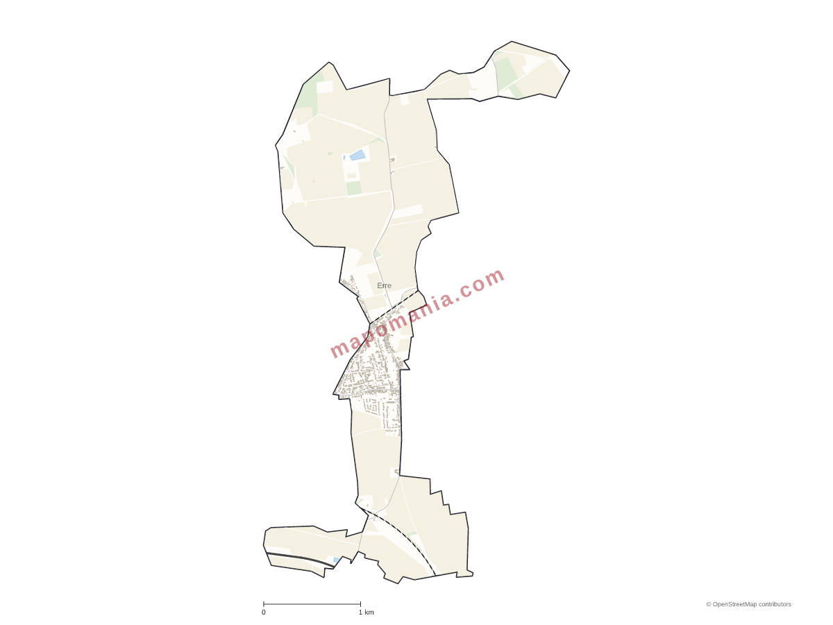 Carte de Erre à personnaliser