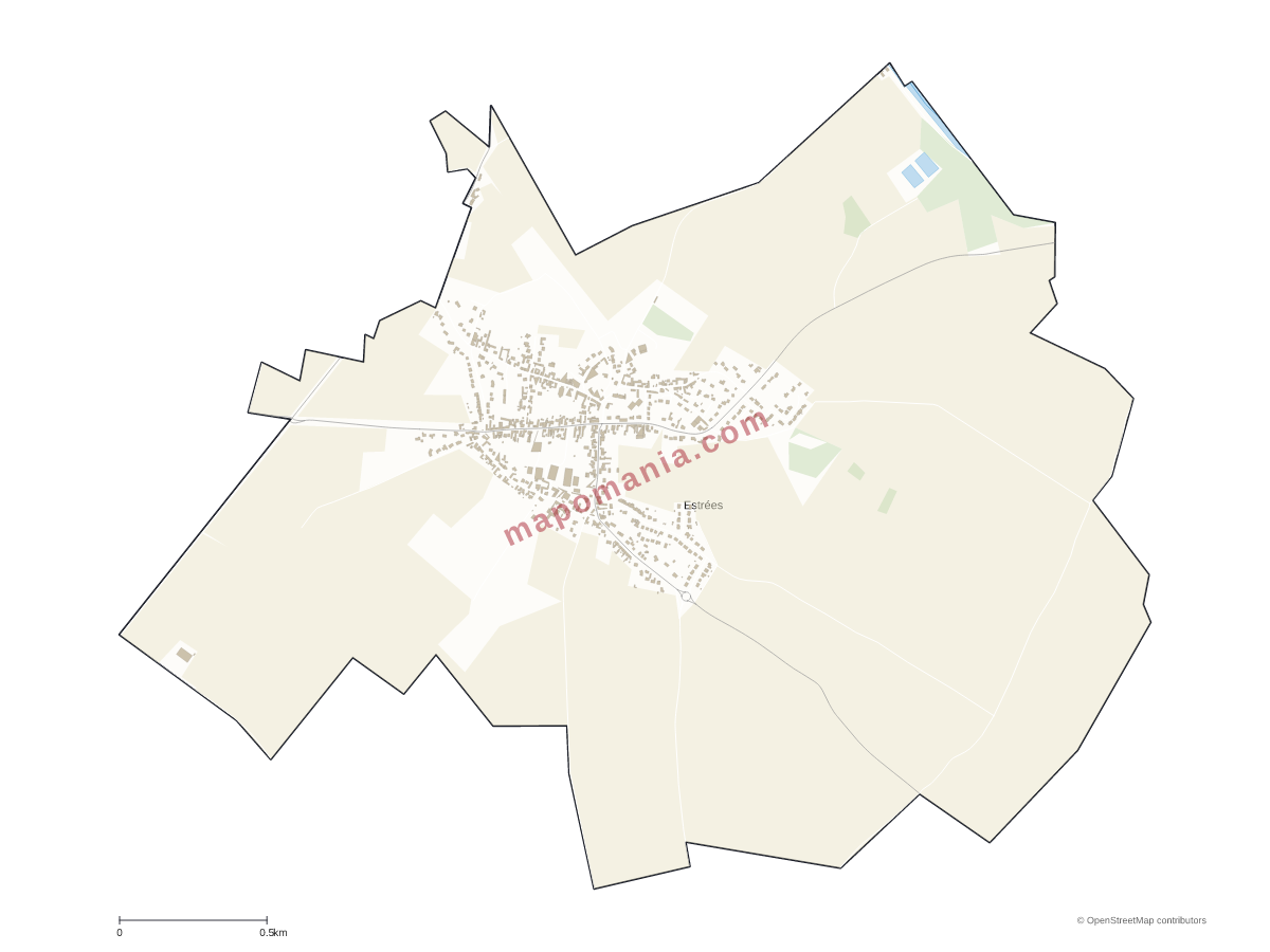 Carte de Estrées à personnaliser