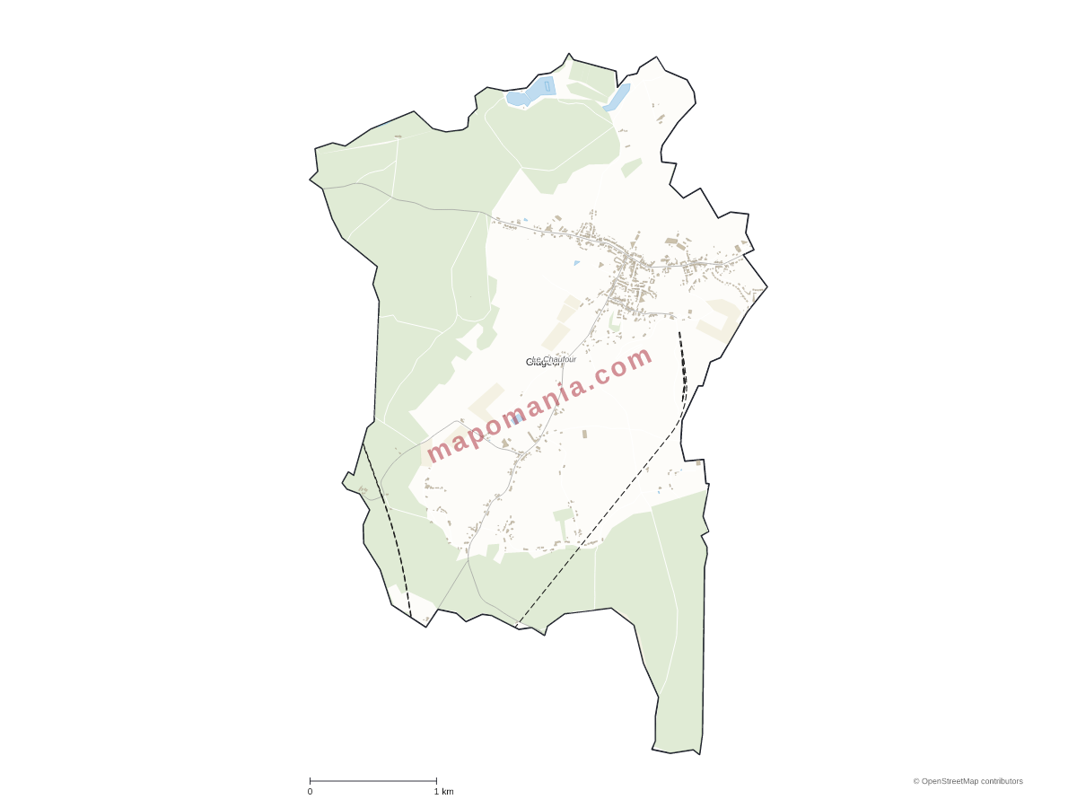 Carte de Glageon à personnaliser