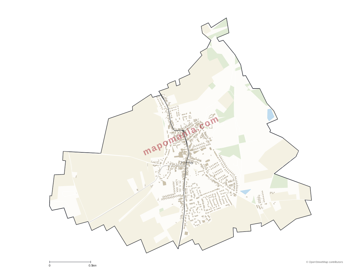 Carte de Haveluy à personnaliser