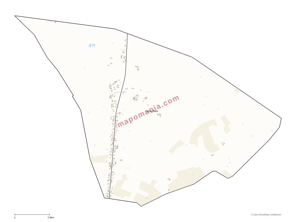 Carte de Larouillies à personnaliser