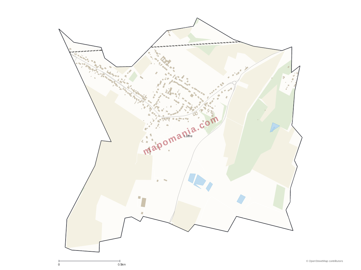 Carte de Loffre à personnaliser