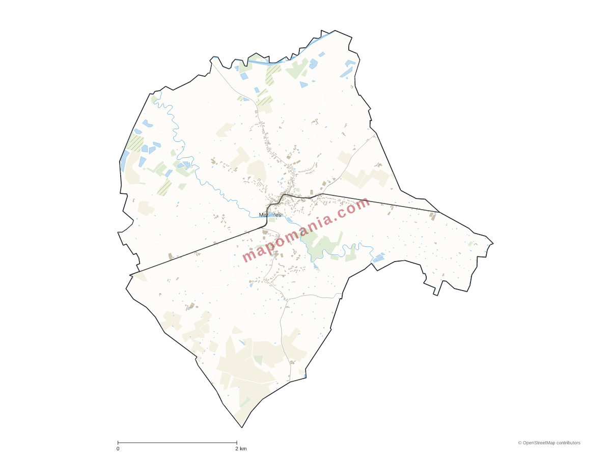 Carte de Maroilles à personnaliser