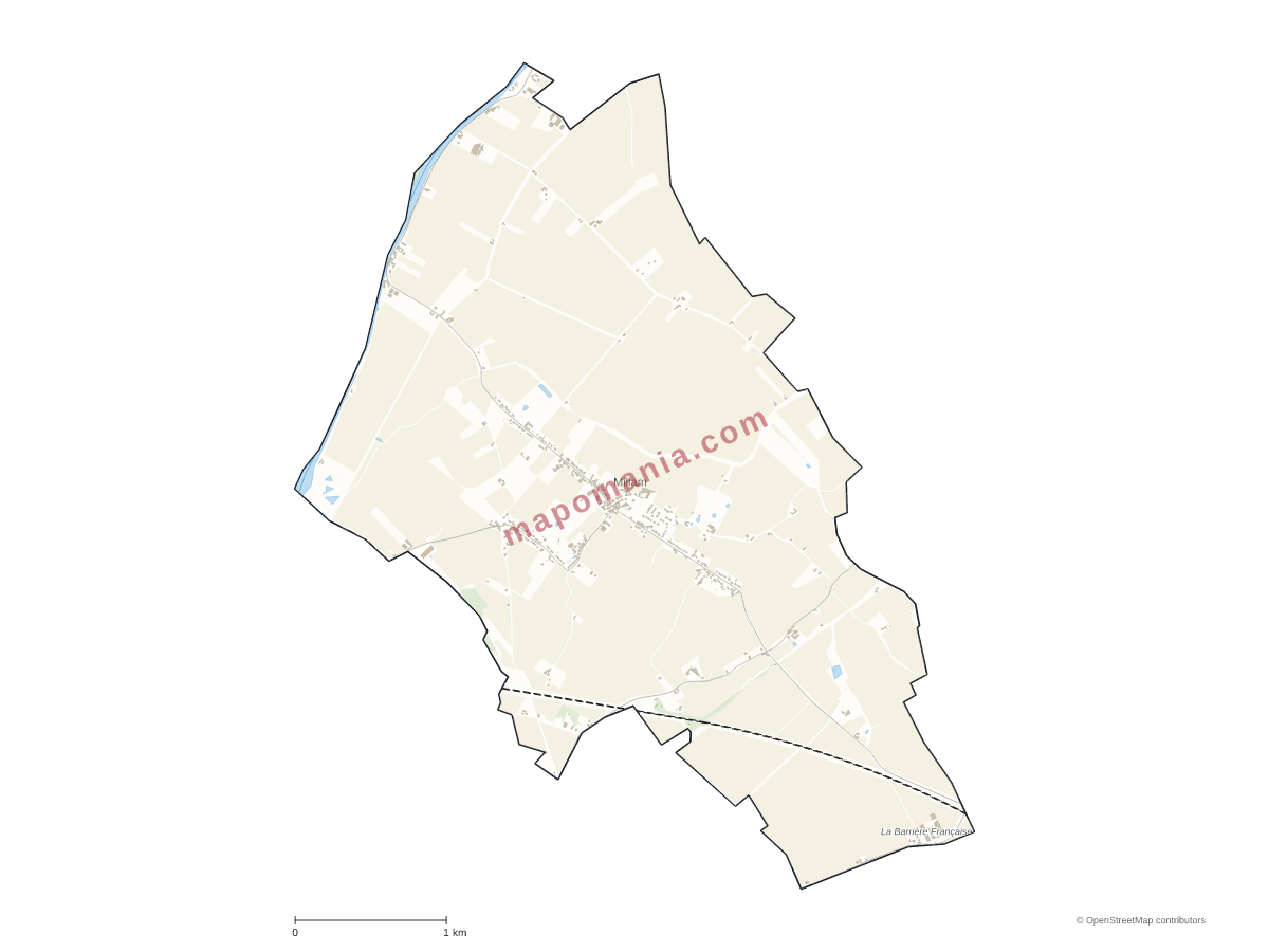 Carte de Millam à personnaliser