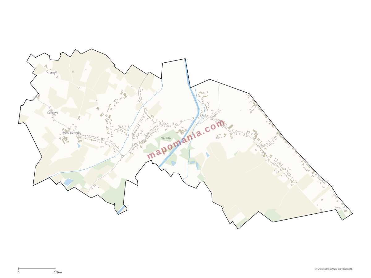 Carte de Nivelle à personnaliser