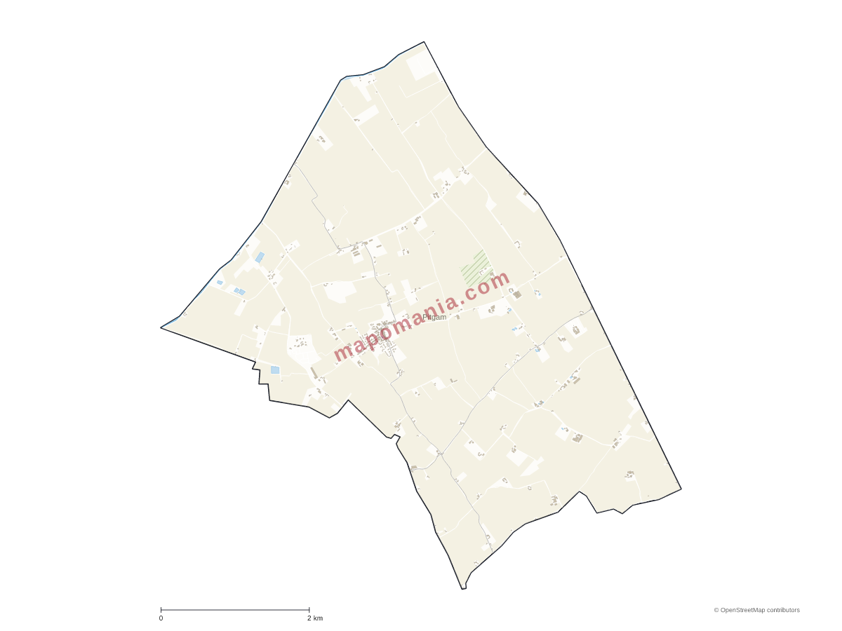 Carte de Pitgam à personnaliser