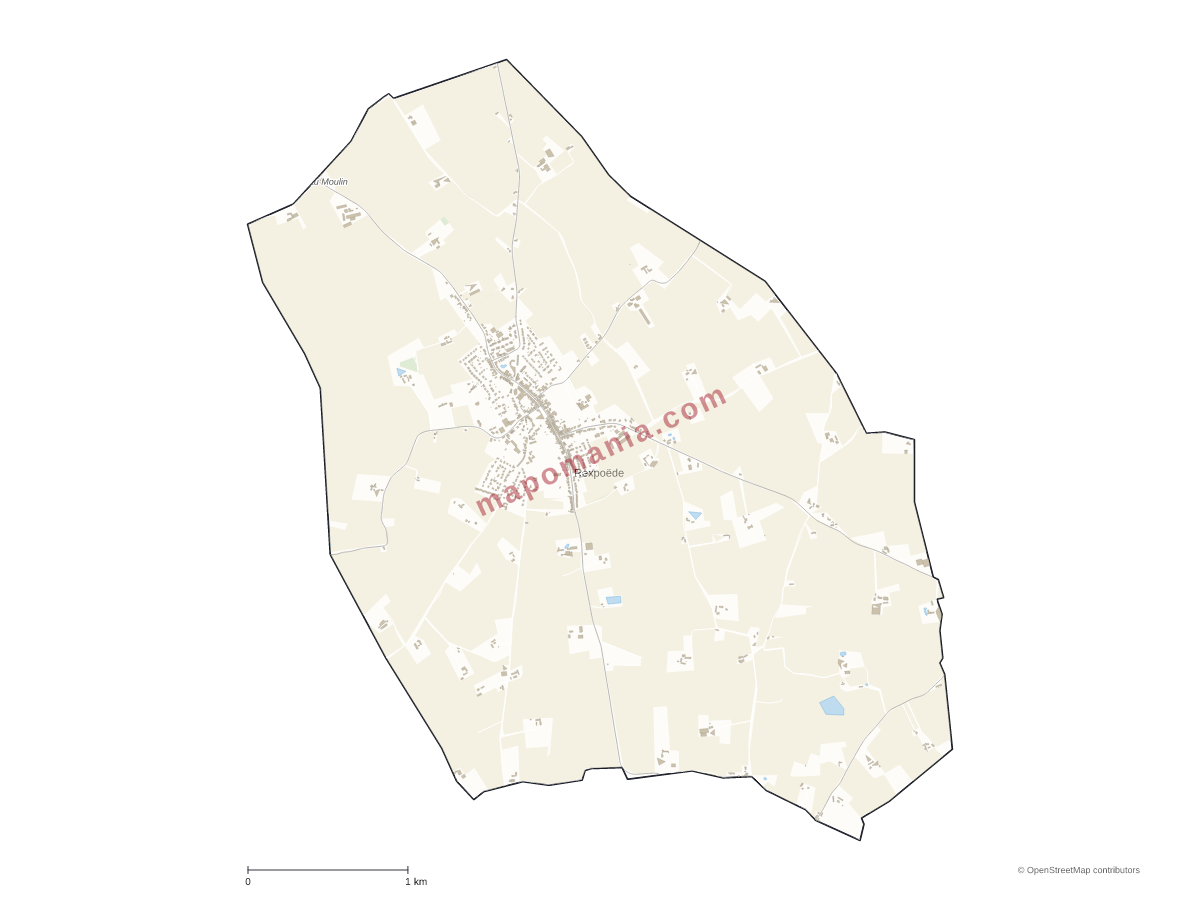 Carte de Rexpoëde à personnaliser