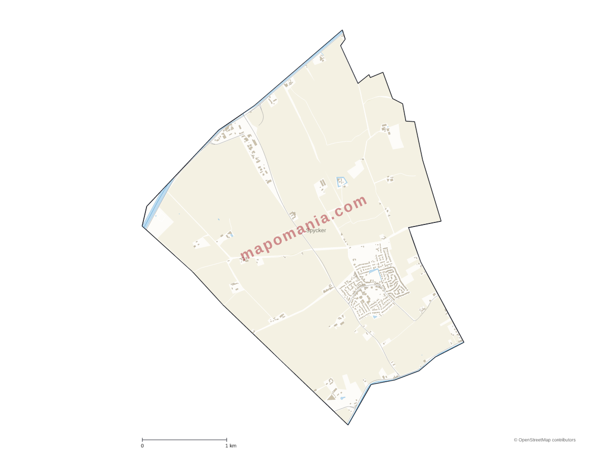 Carte de Spycker à personnaliser