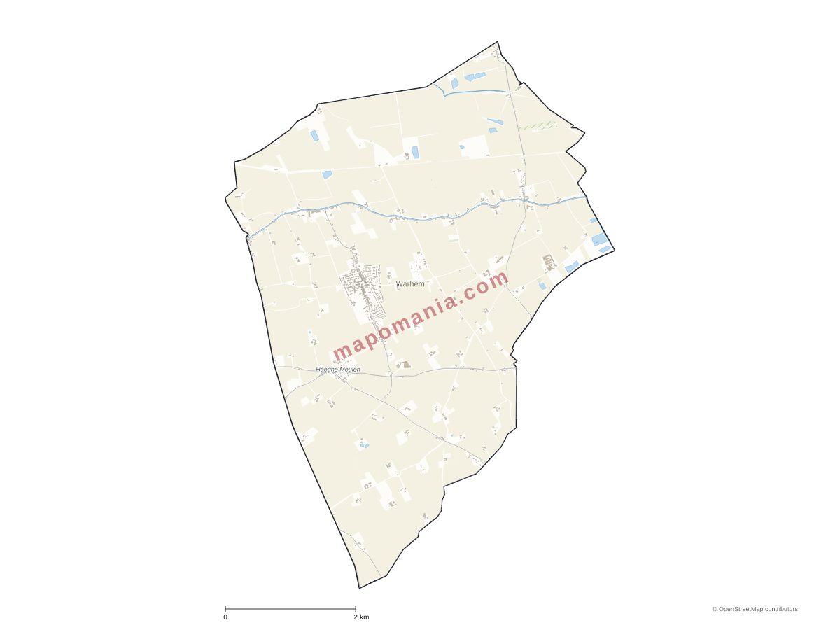Carte de Warhem à personnaliser