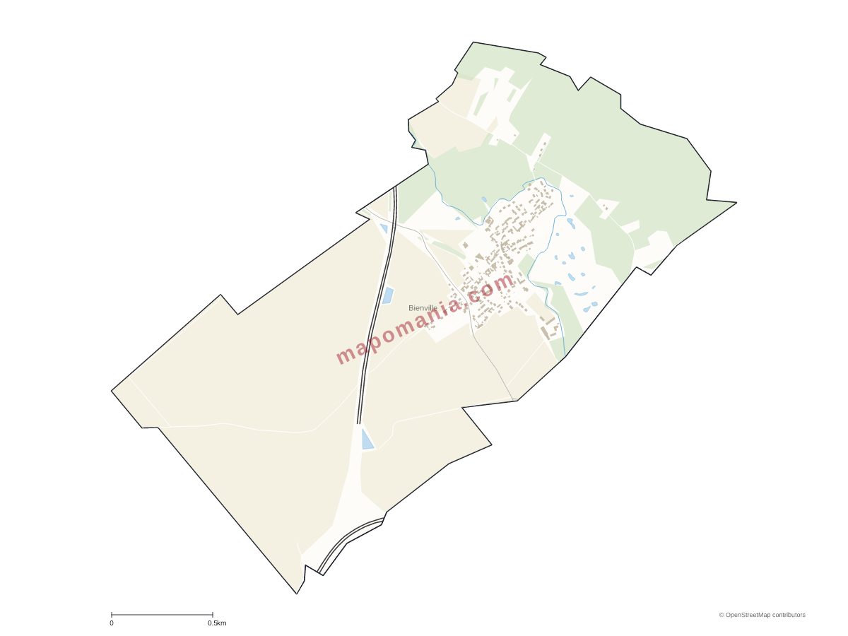Carte de Bienville à personnaliser