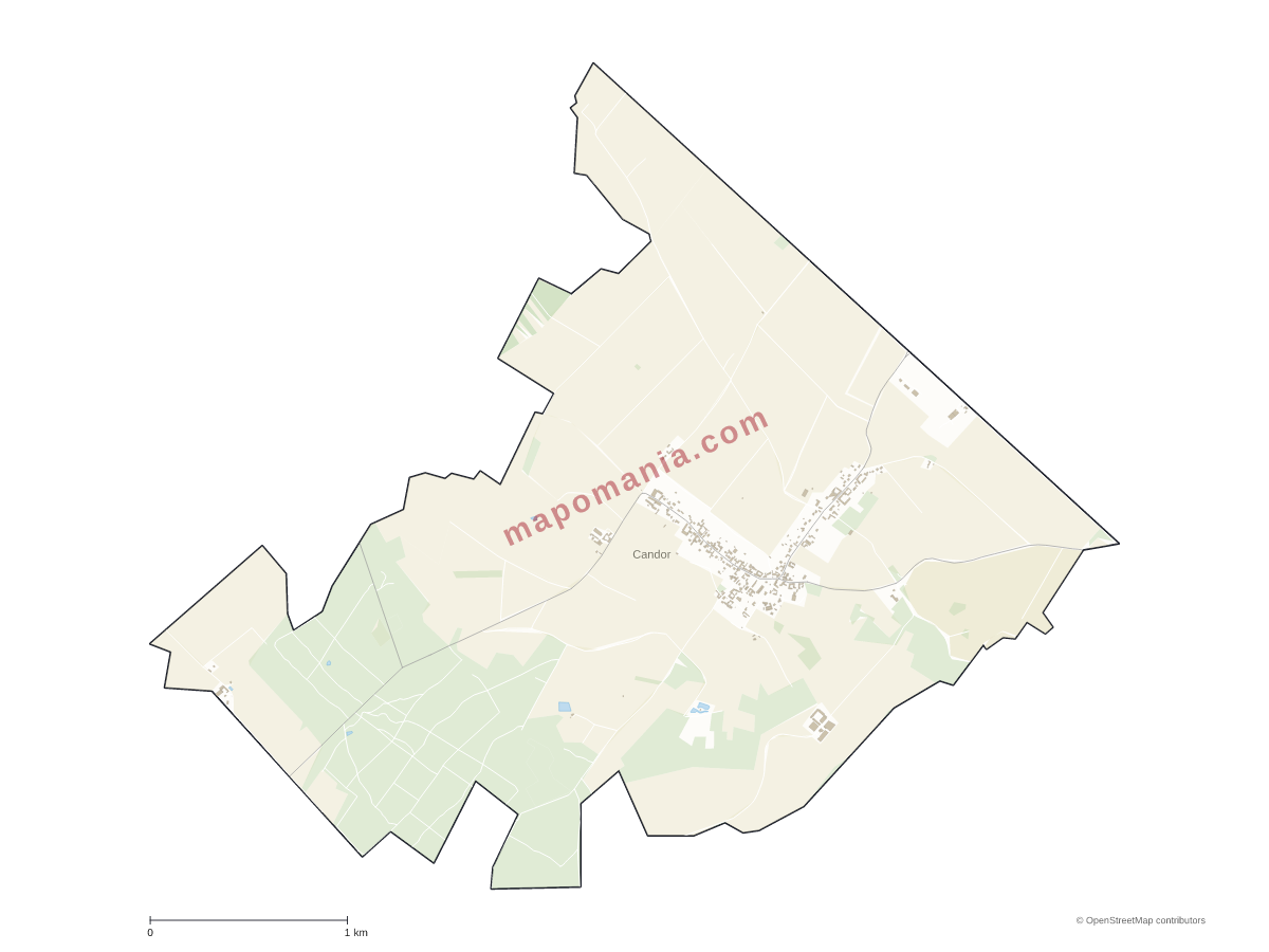 Carte de Candor à personnaliser