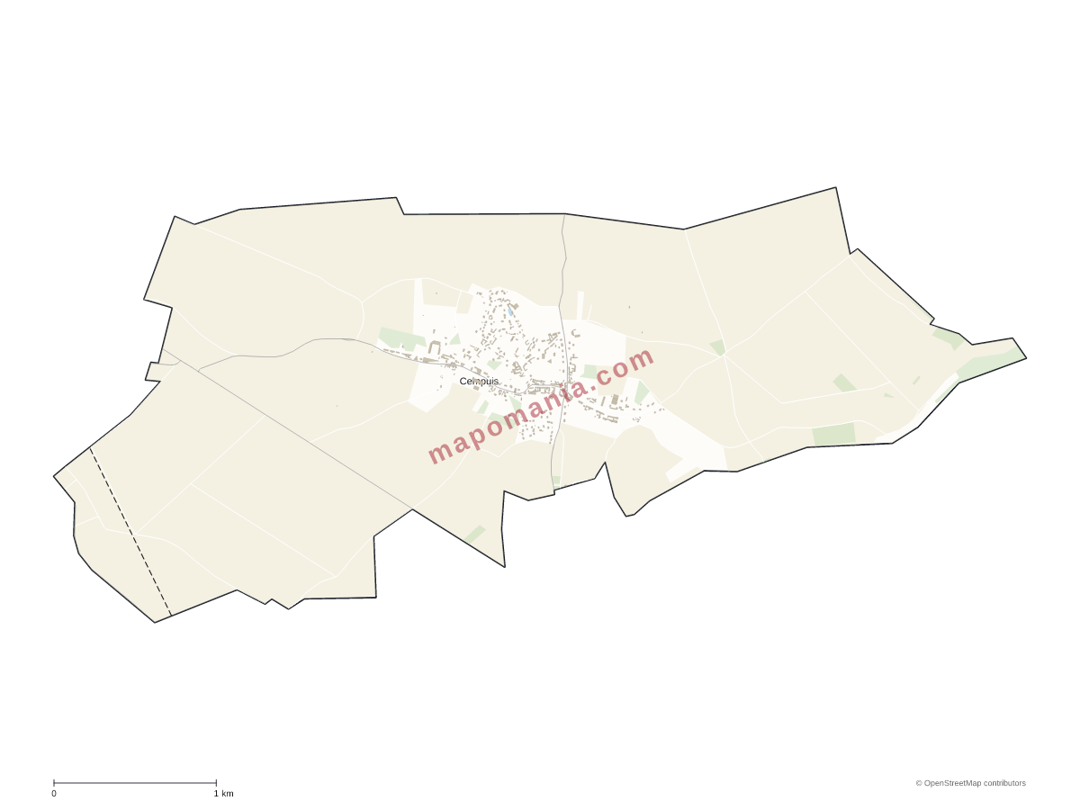 Carte de Cempuis à personnaliser