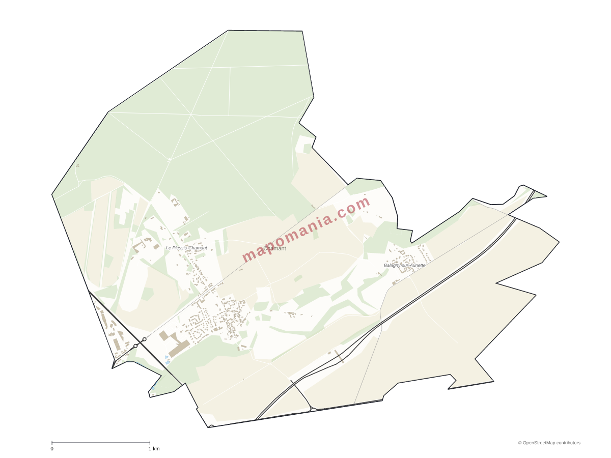 Carte de Chamant à personnaliser