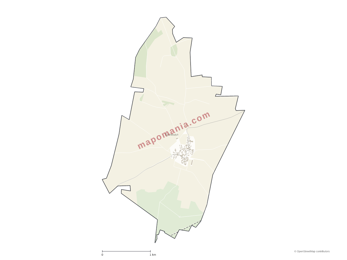 Carte de Épineuse à personnaliser