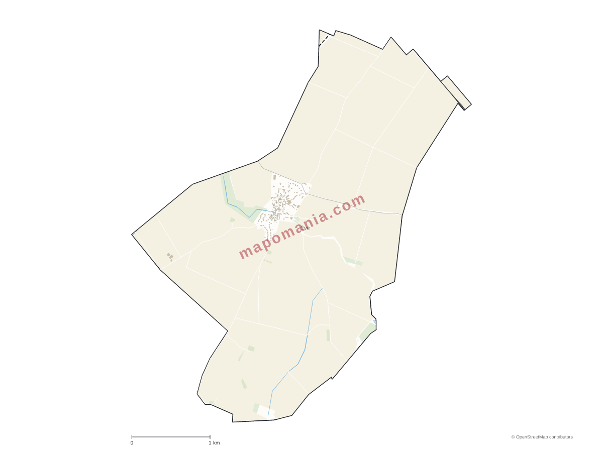 Carte de Ève à personnaliser