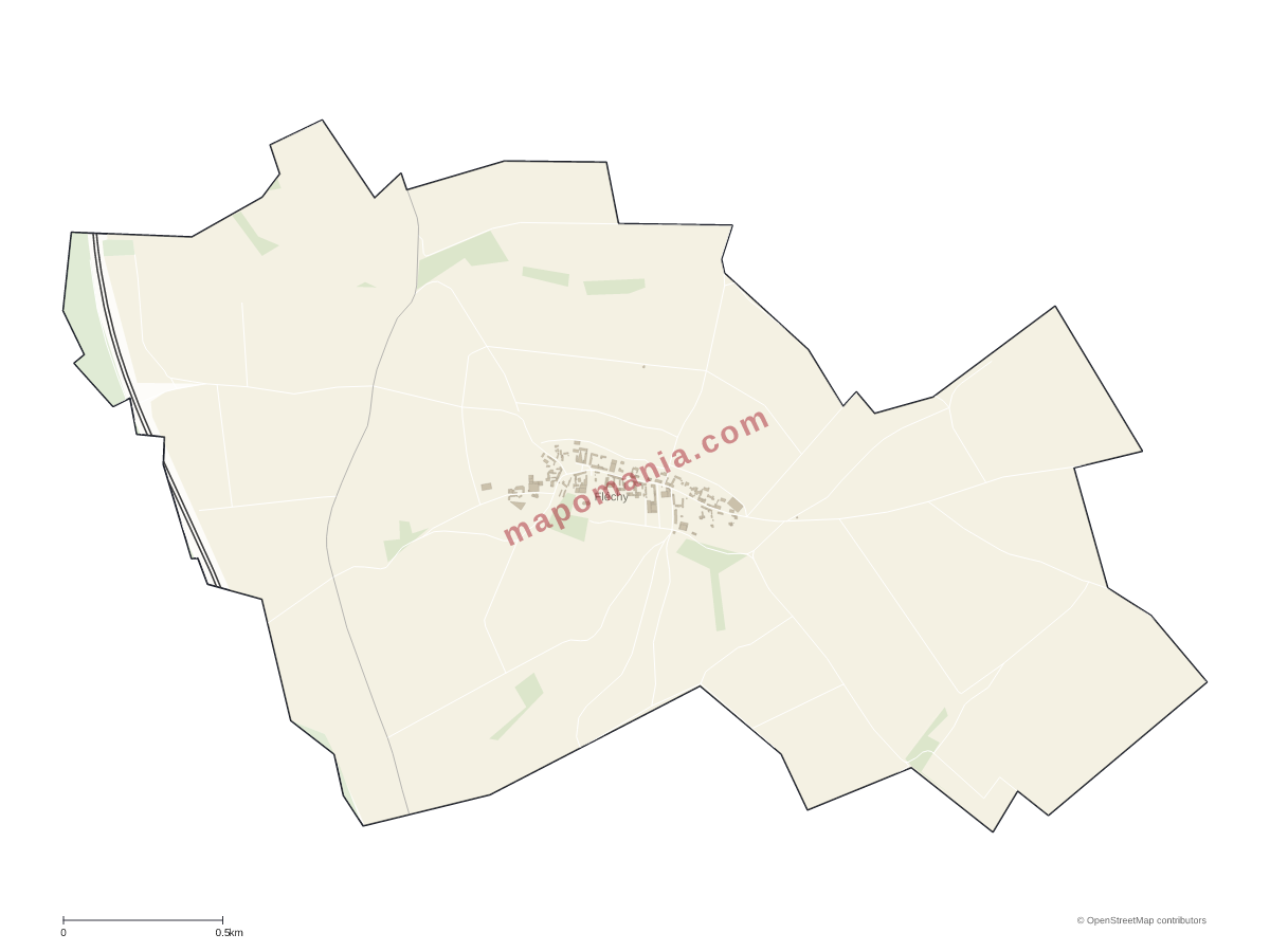 Carte de Fléchy à personnaliser