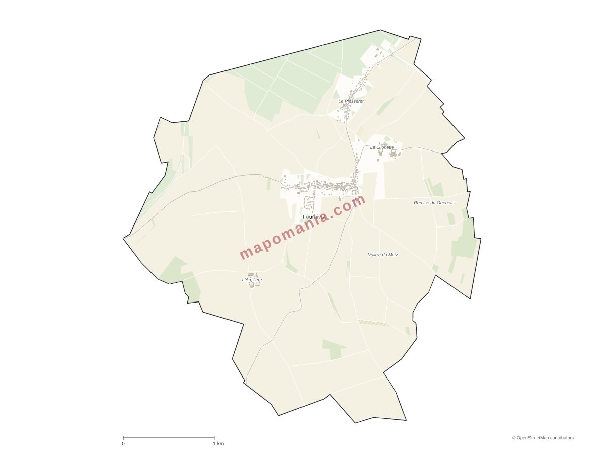 Carte de Fournival à personnaliser