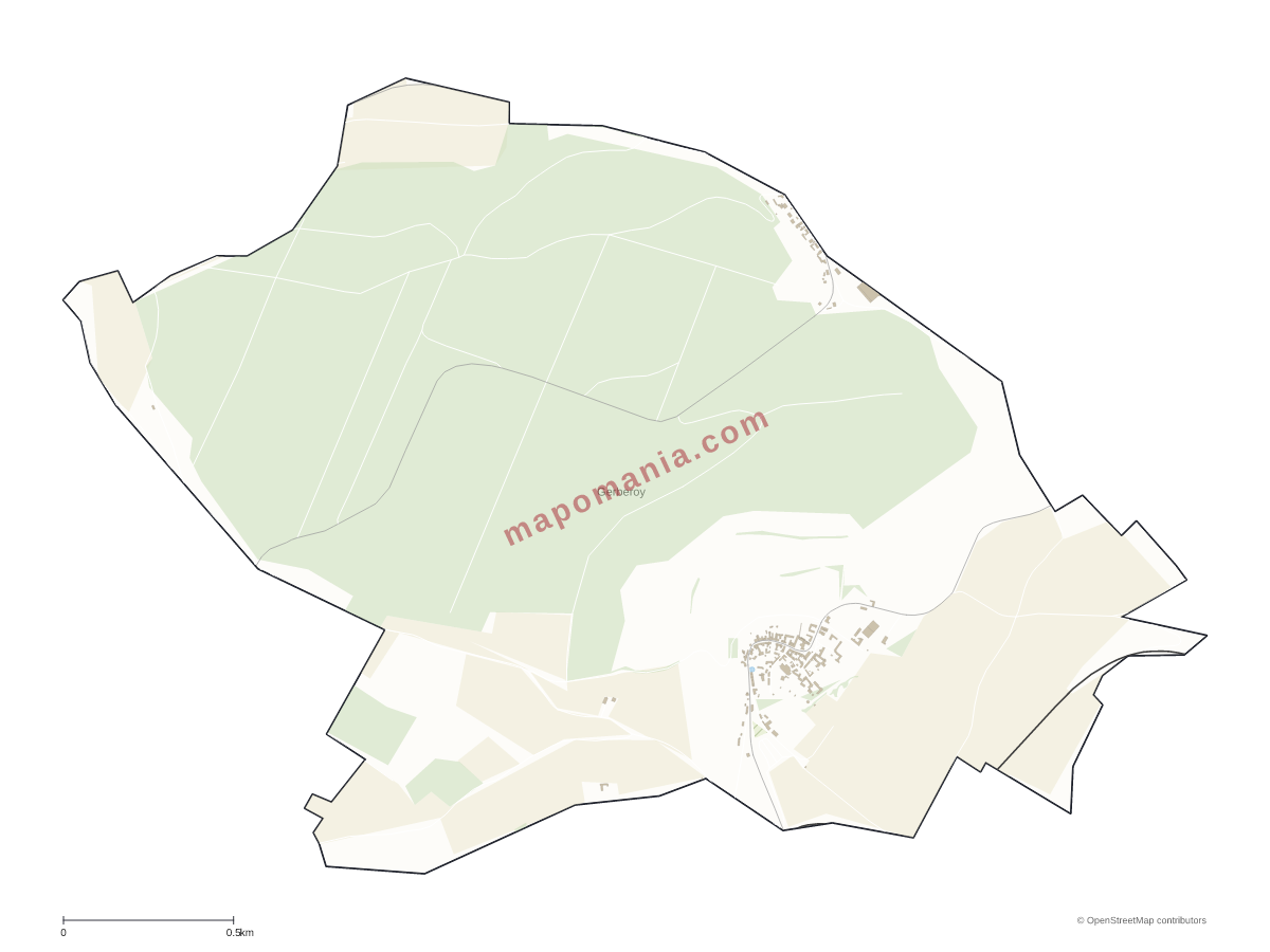 Carte de Gerberoy à personnaliser