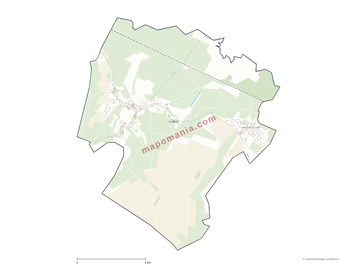 Carte de Heilles à personnaliser