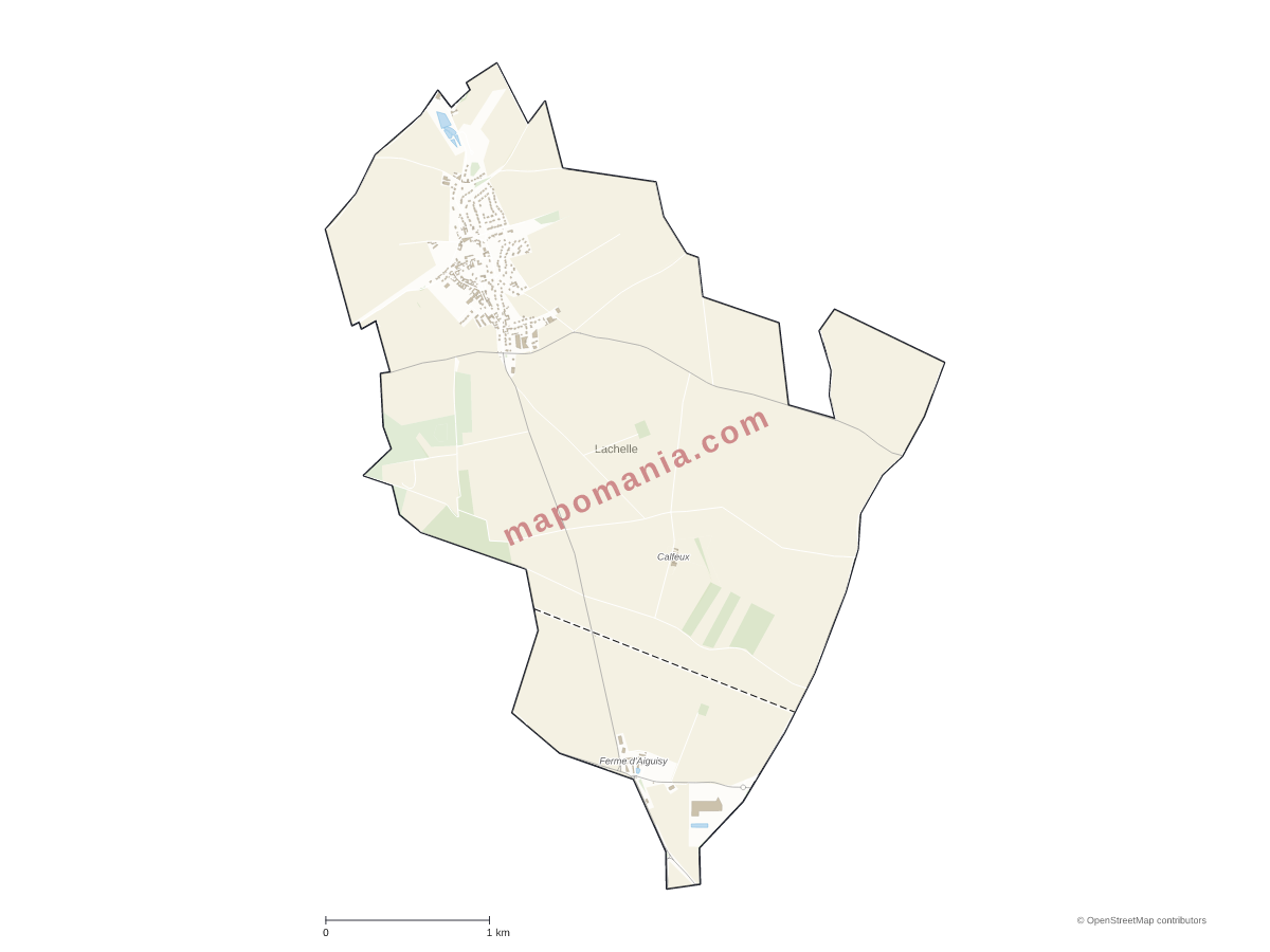 Carte de Lachelle à personnaliser