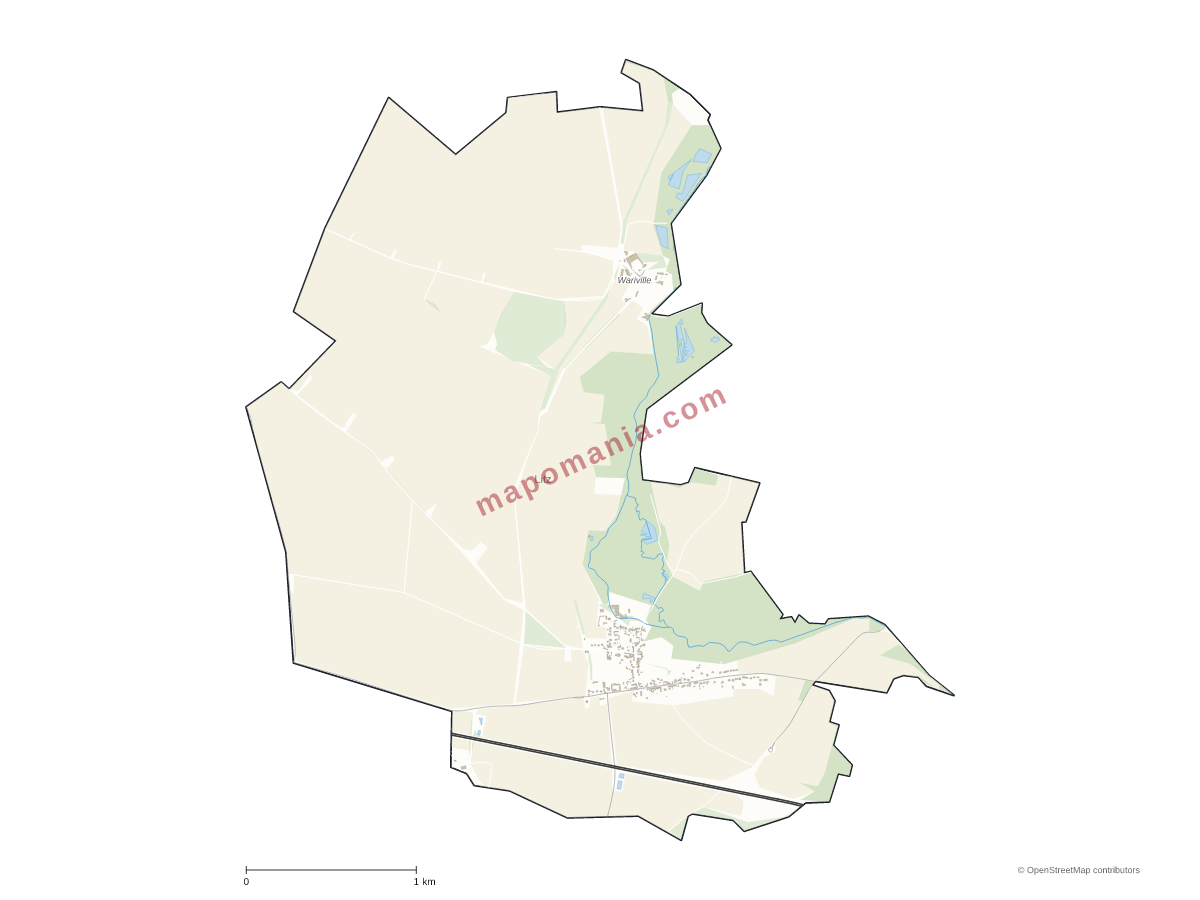 Carte de Litz à personnaliser