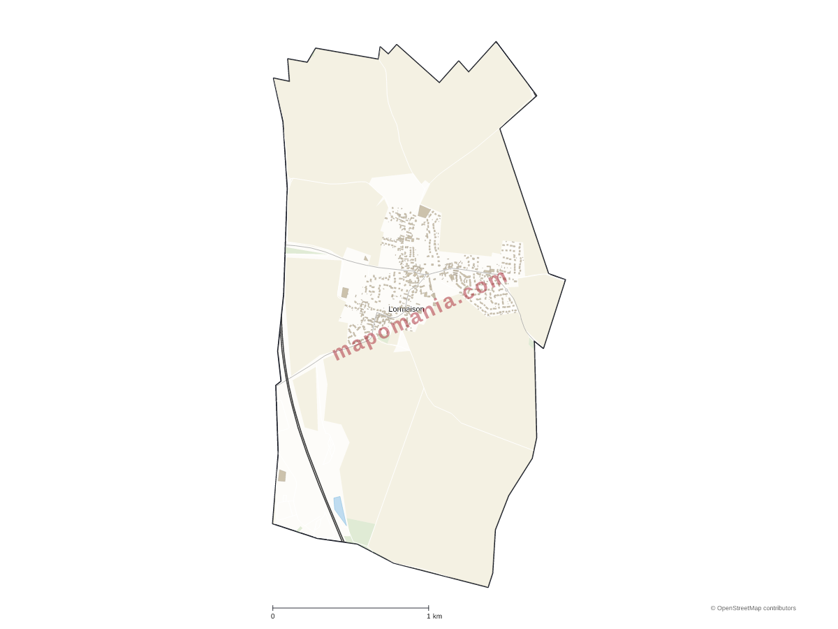 Carte de Lormaison à personnaliser