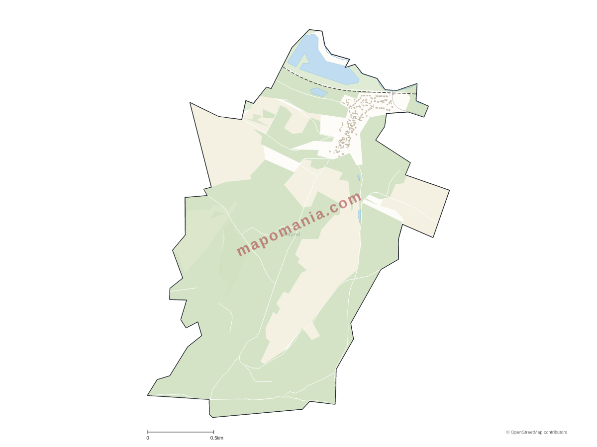 Carte de Maysel à personnaliser