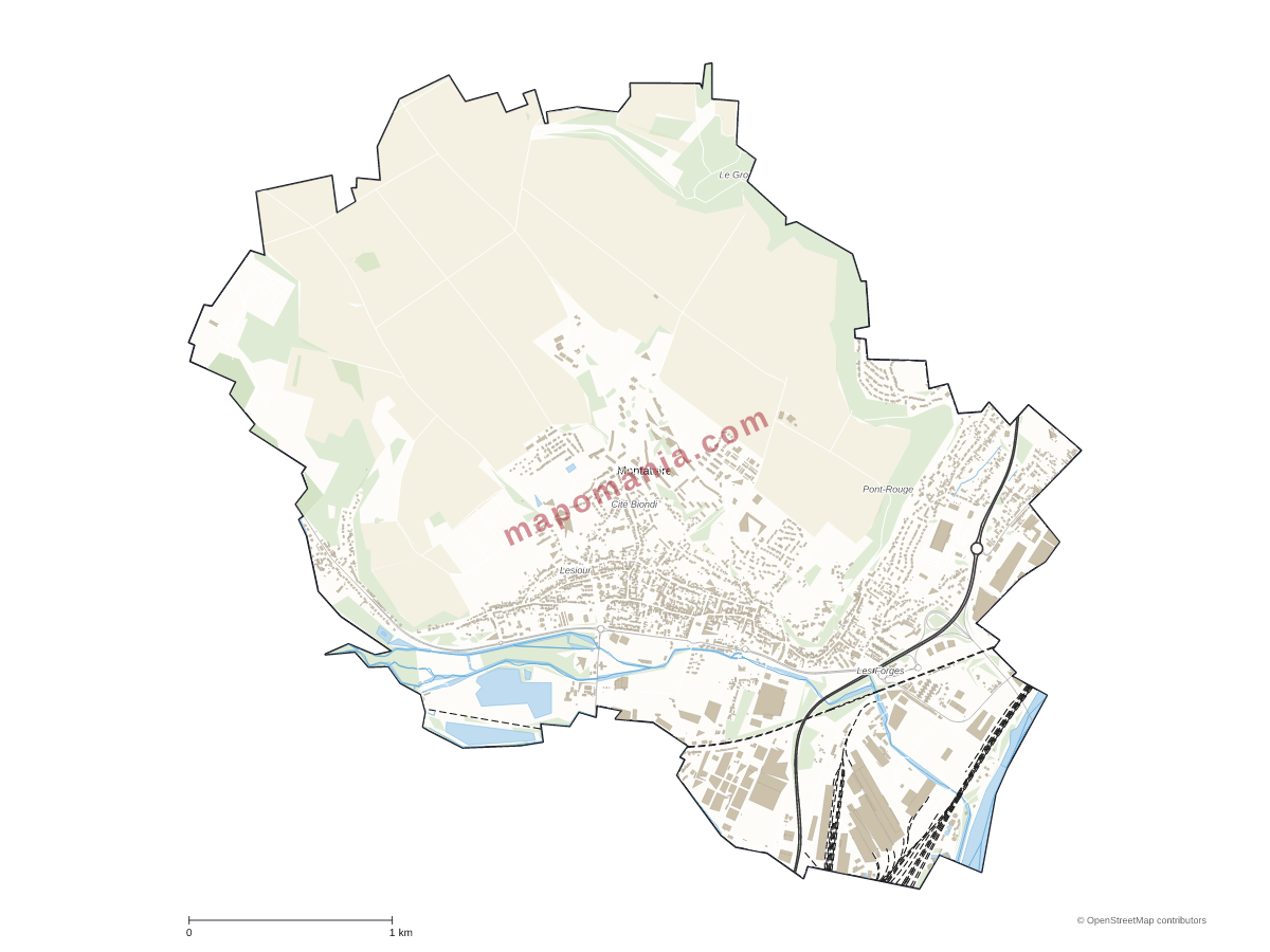 Carte de Montataire à personnaliser