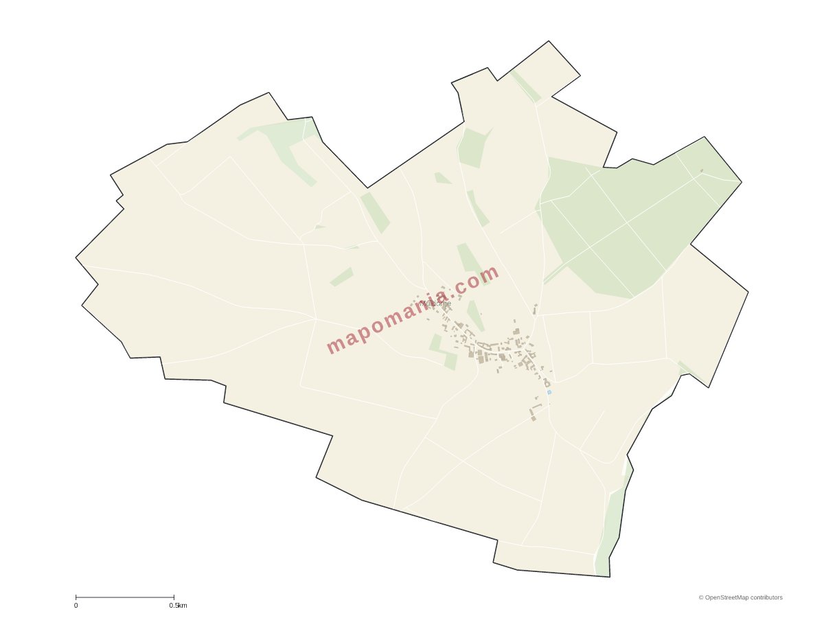 Carte de Muidorge à personnaliser