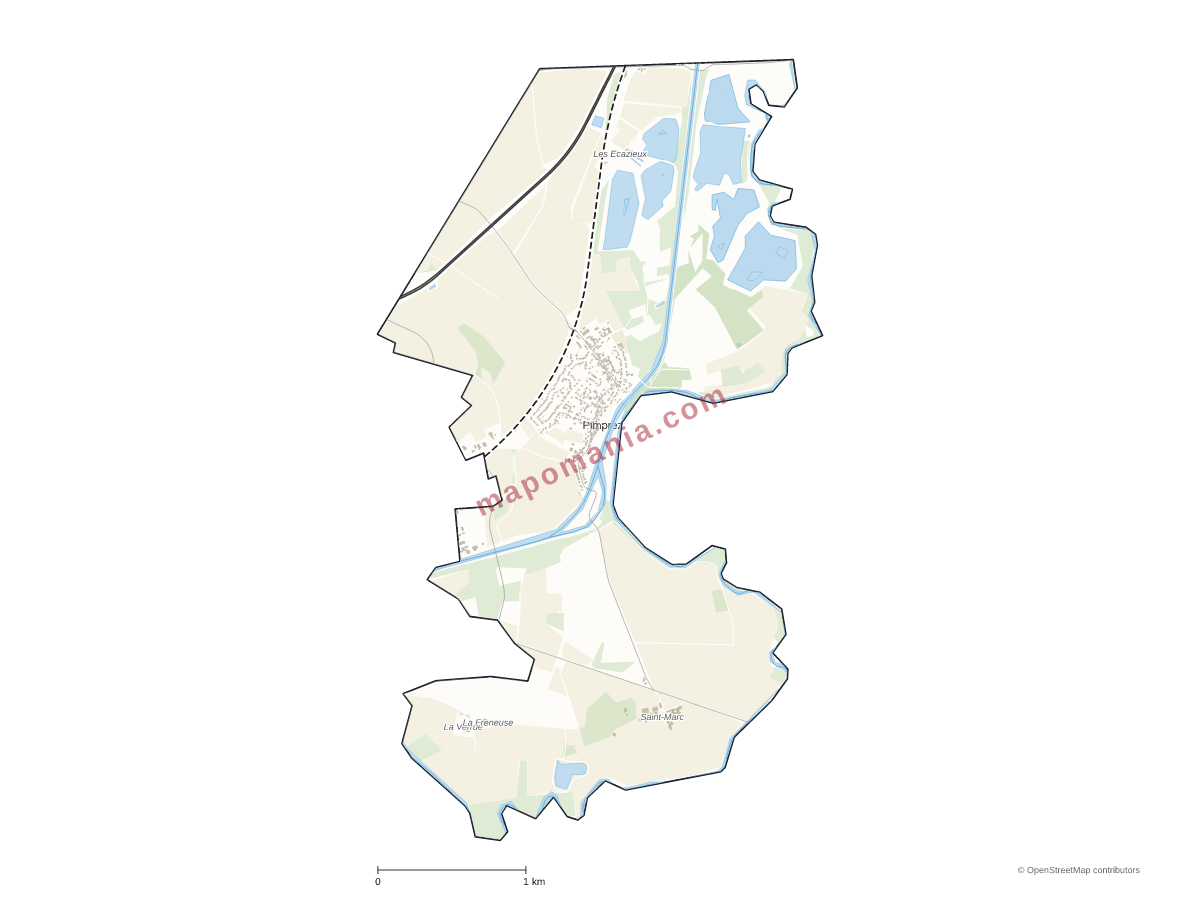 Carte de Pimprez à personnaliser