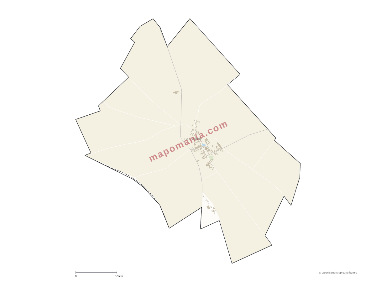 Carte de Le Ployron à personnaliser