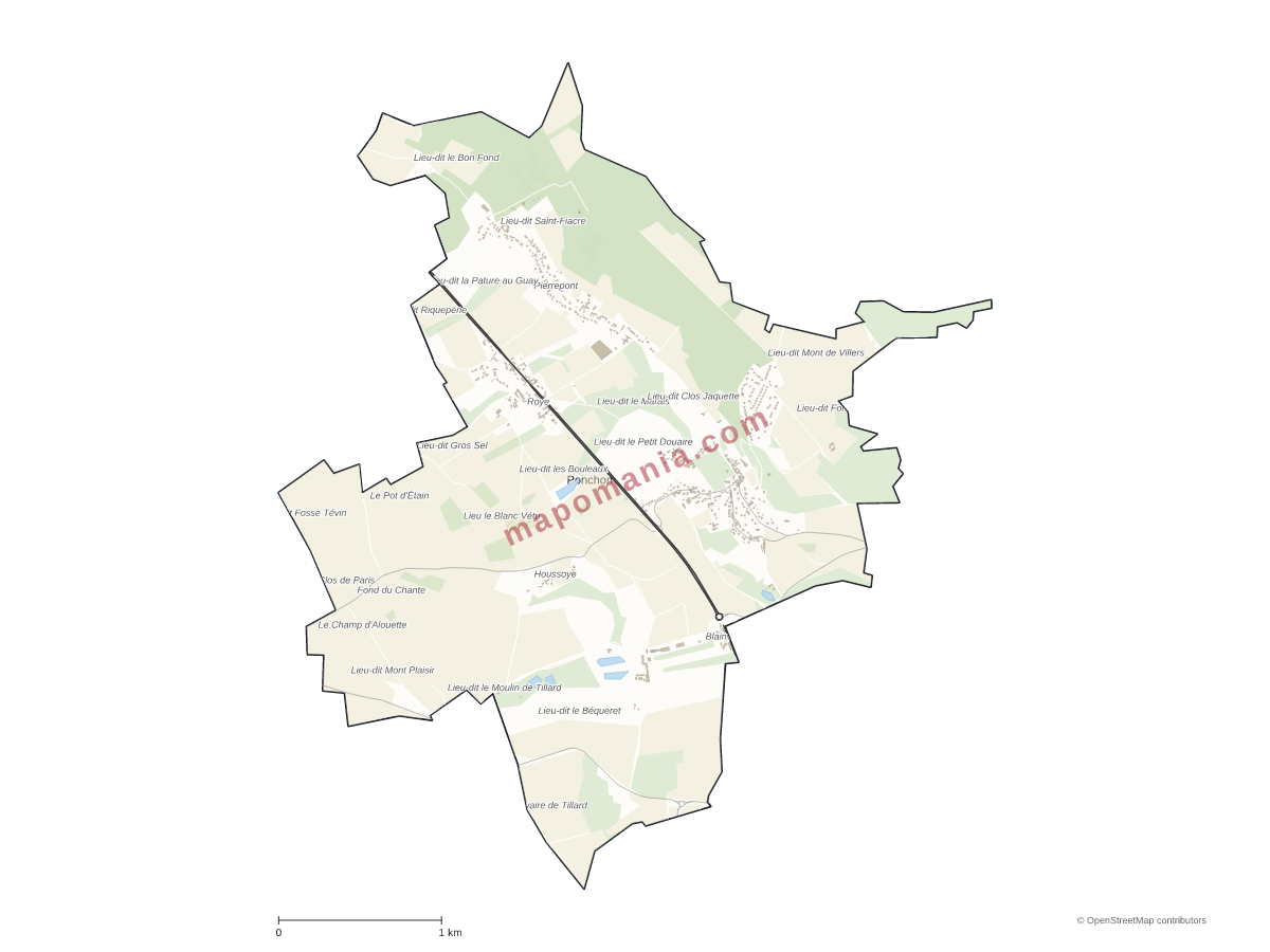 Carte de Ponchon à personnaliser