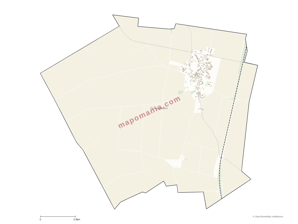 Carte de Quinquempoix à personnaliser