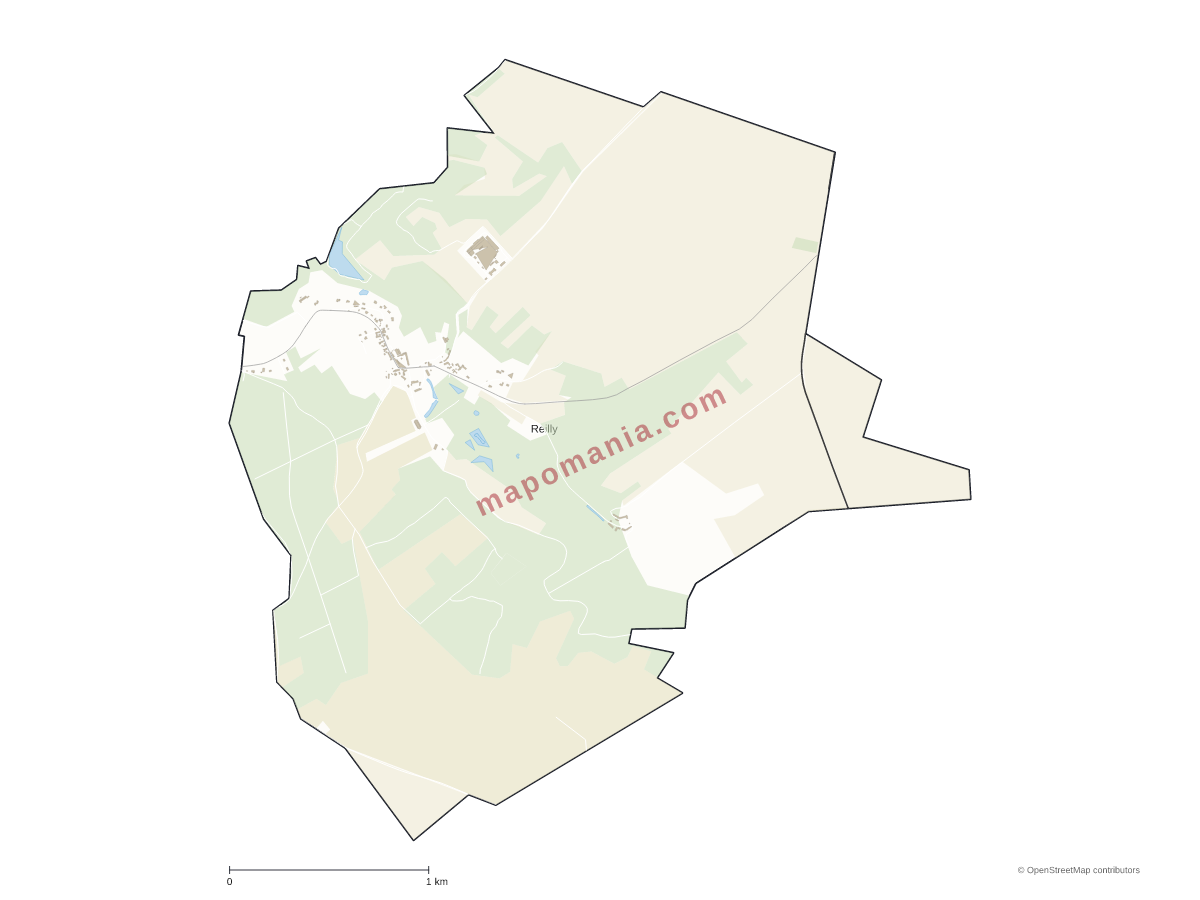 Carte de Reilly à personnaliser