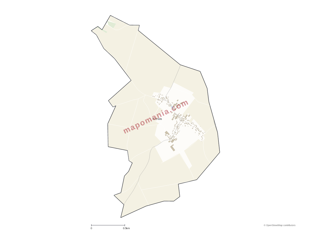 Carte de Rothois à personnaliser
