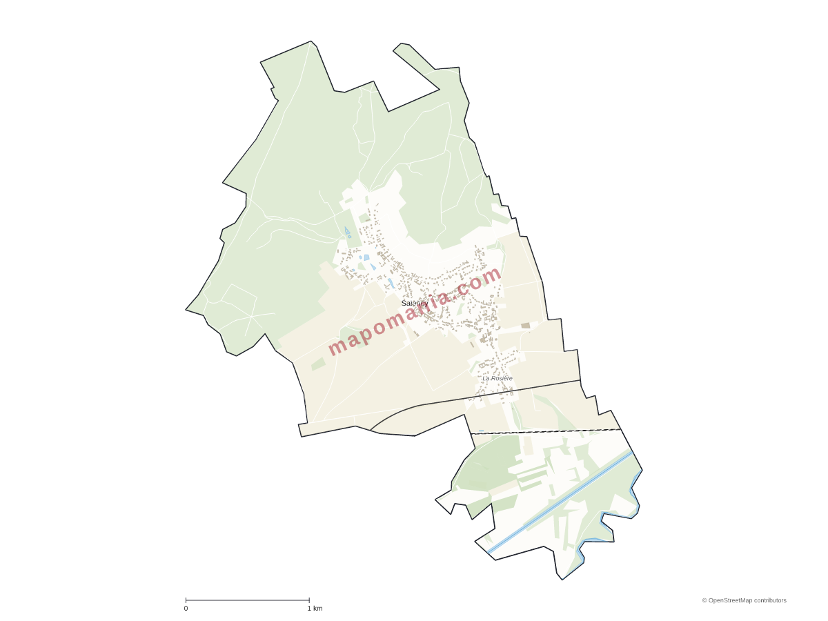 Carte de Salency à personnaliser