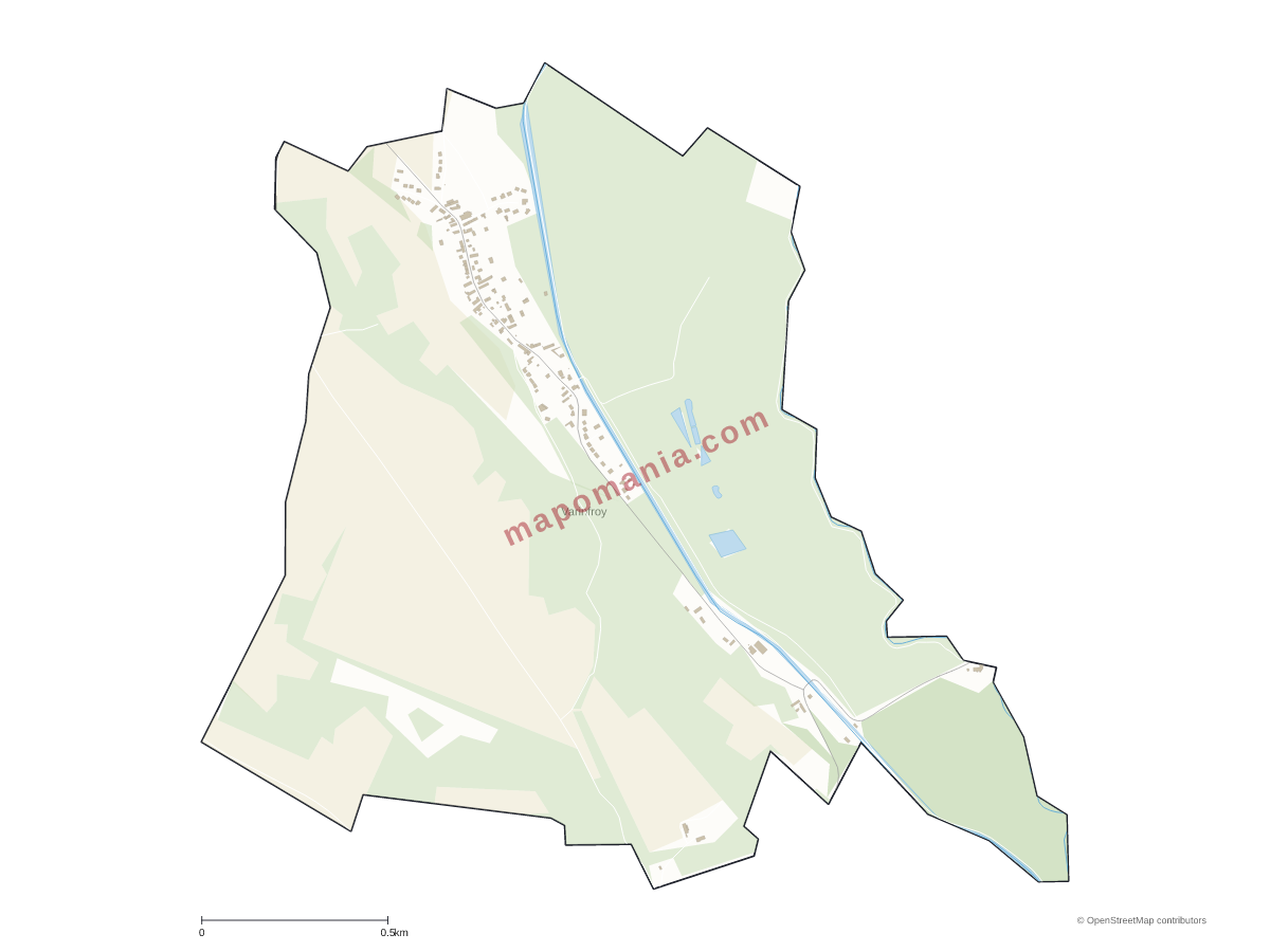 Carte de Varinfroy à personnaliser